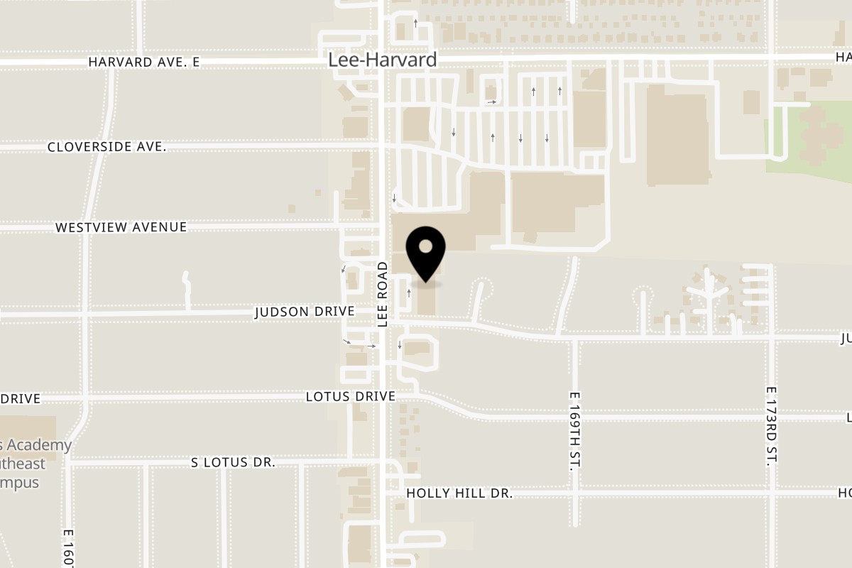 Map showing the location of Zaza Subs & Salads on 4139 Lee Rd in Cleveland